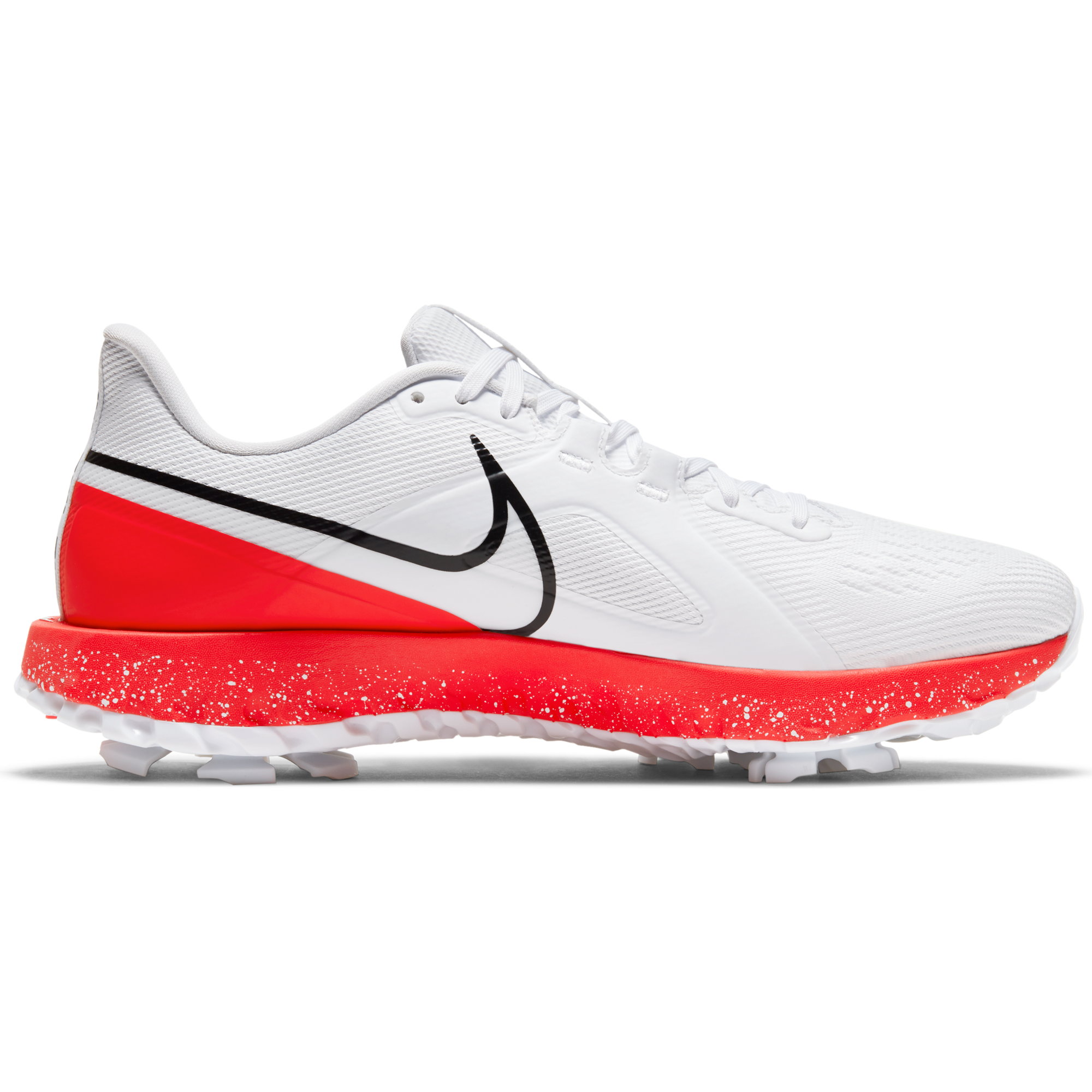 Men's React Infinity Pro Spiked Golf Shoe - White/Red | NIKE